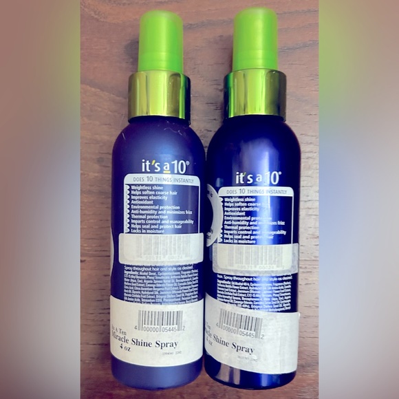 NWT It’s a Ten Miracle Shine Spray - 2 bottles - Picture 2 of 2
